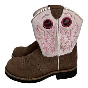 Ariat Kids Boots in Brown and Pink
